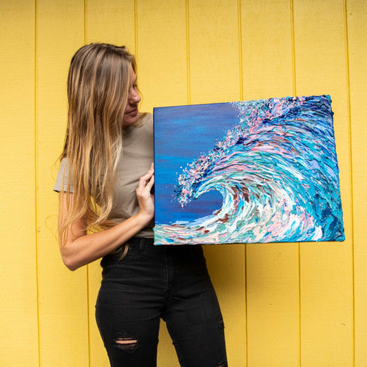 ocean wave art, chakra art, chakra balancing, energy artwork, soul portrait, soul healing, texture painting, texture art